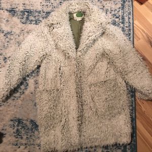 Anthropologie Teddy Peacoat